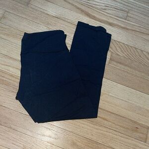 Lululemon F Black Cropped Leggings -6 Preloved